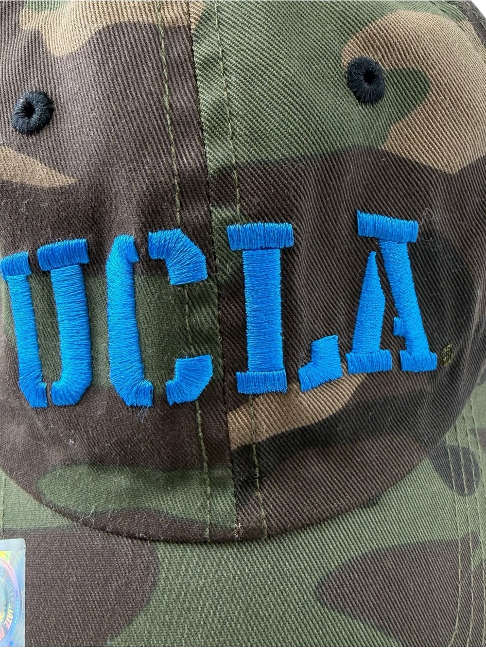 Russell Athletic UCLA Bruins Camouflage Unisex OS Baseball Cap Sporty Gorpcore - Picture 2 of 9